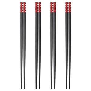 IKEA FÖSSTA FOSSTA‎ Chopsticks, 4 Pairs, Red/Black (905.490.66) NEW